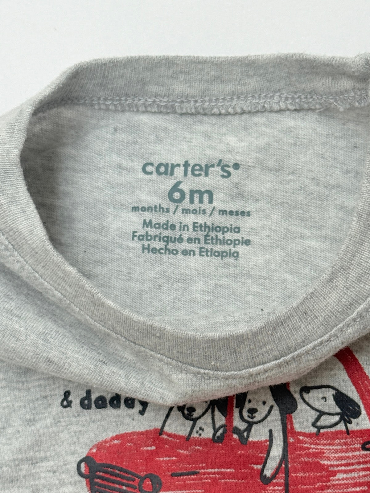Carter's Dogs in Car Bodysuit 6M