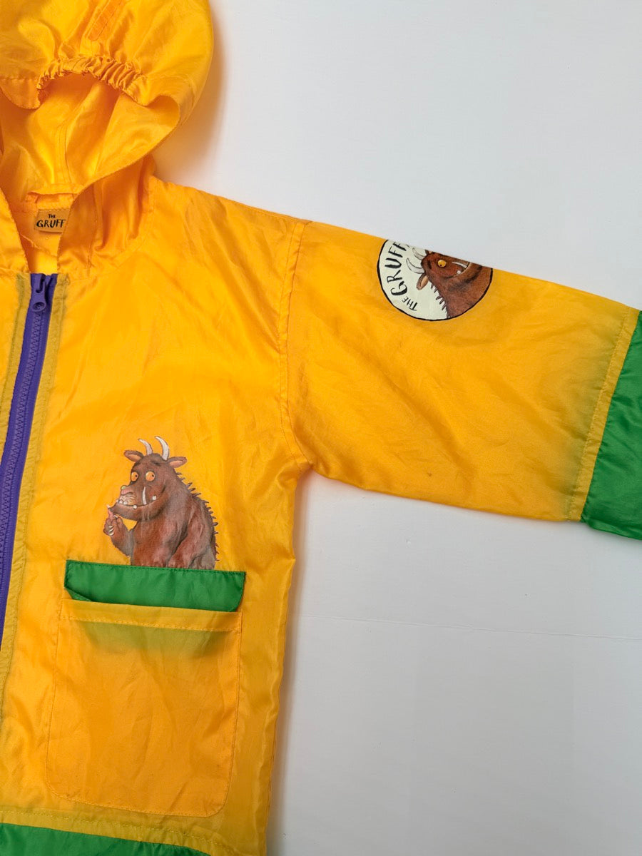 The Gruffalo Yellow Rain Jacket Size 3-4
