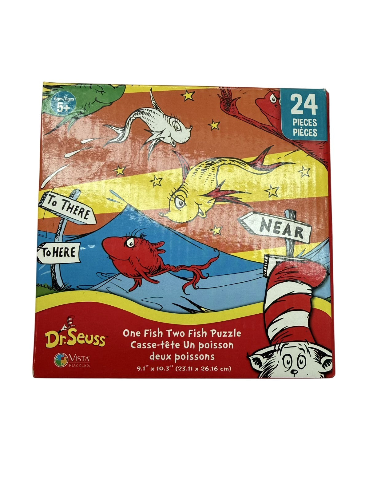 Dr. Seuss One Fish Two Fish 24-Piece Puzzle