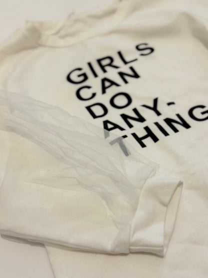 Unknown Girls Can Do Anything Sweatshirt 6-7Y