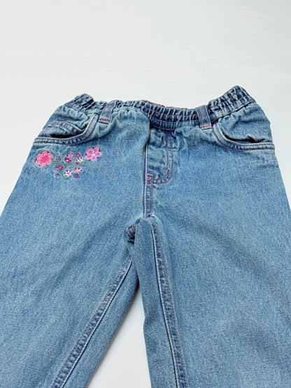 Cherokee Floral Embroidered Bootcut Jeans Size S