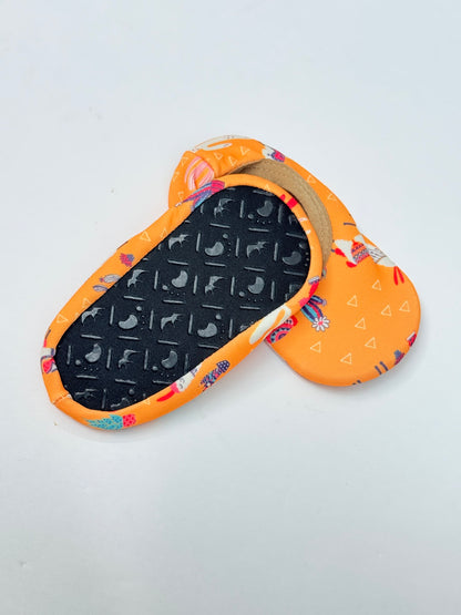 Llama Cactus Print Slippers 6-12m