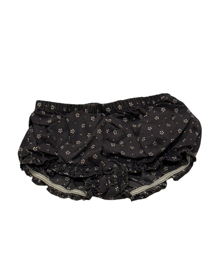 Gymboree Floral Ruffle Bloomer Navy 6-12m