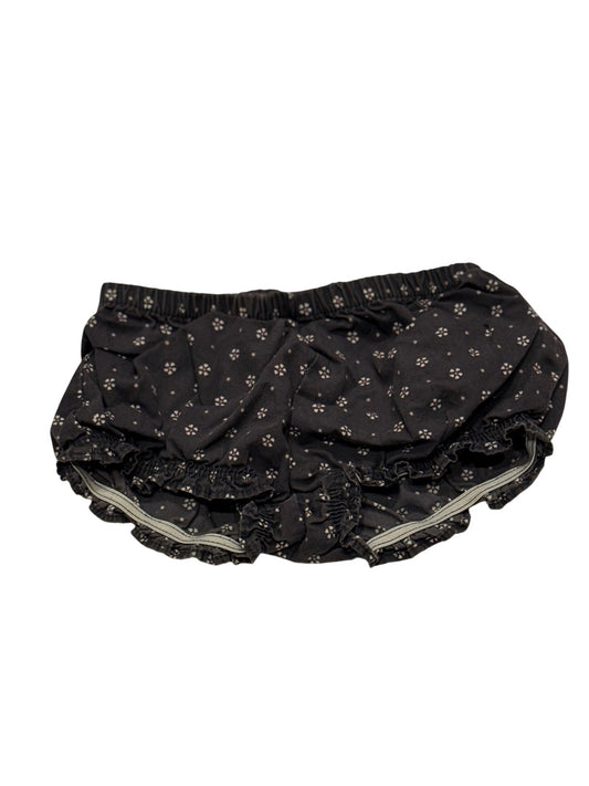 Gymboree Floral Ruffle Bloomer Navy 6-12m