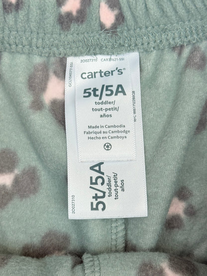Carter's Fleece Leopard Print Pants 5T