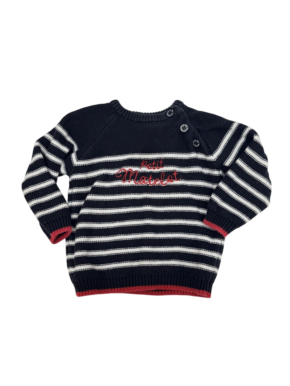 Terre de Marins Petit Matelot Striped Sweater 12M