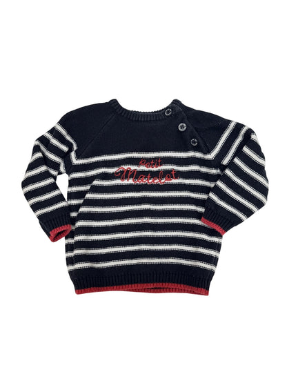 Terre de Marins Petit Matelot Striped Sweater 12M