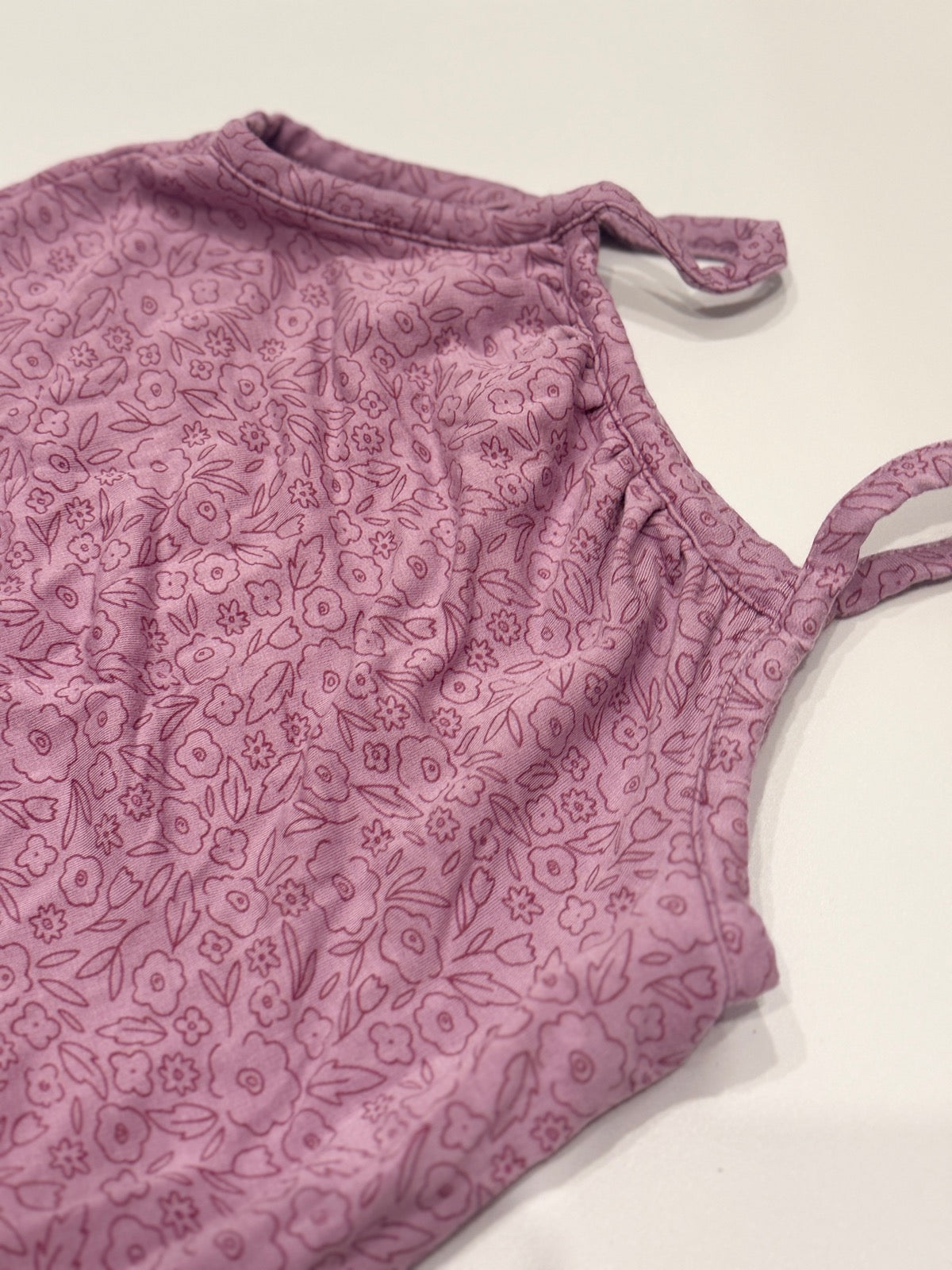 Joe Fresh Floral Purple Romper 12-18M