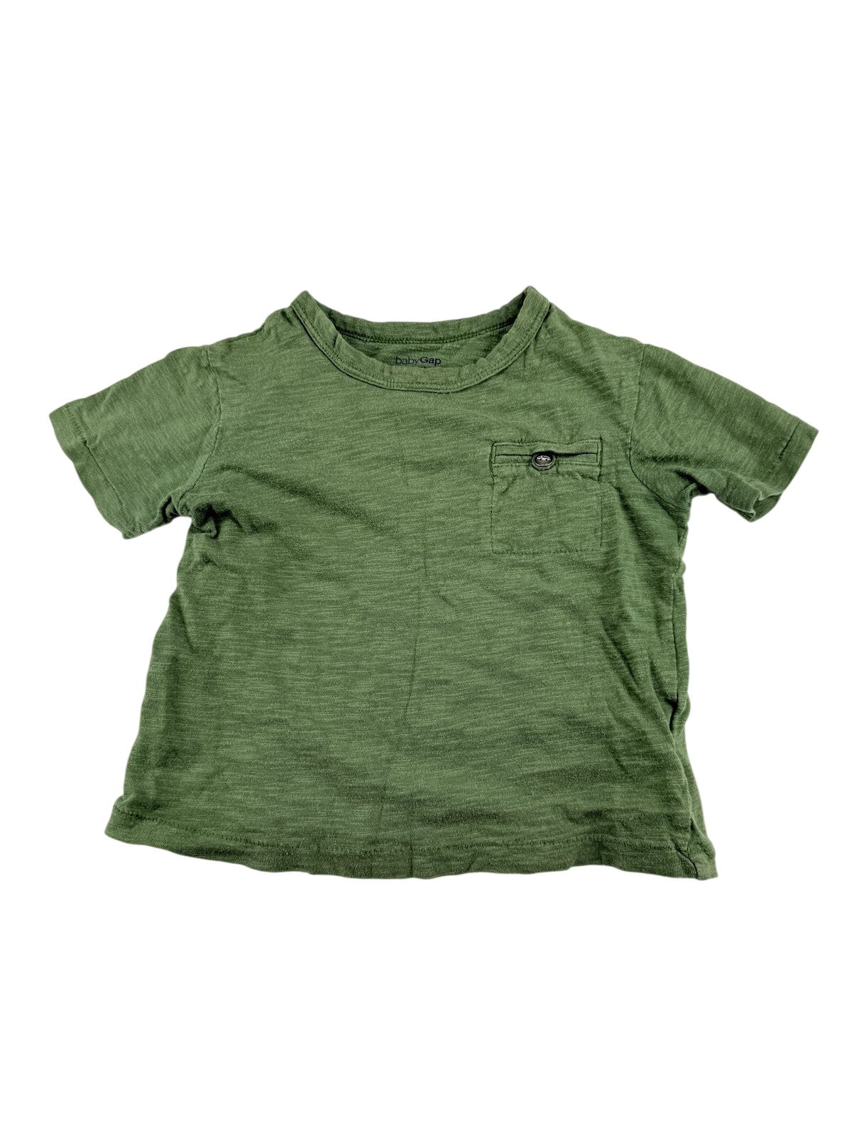 Baby Gap Green Pocket T-Shirt 18-24M