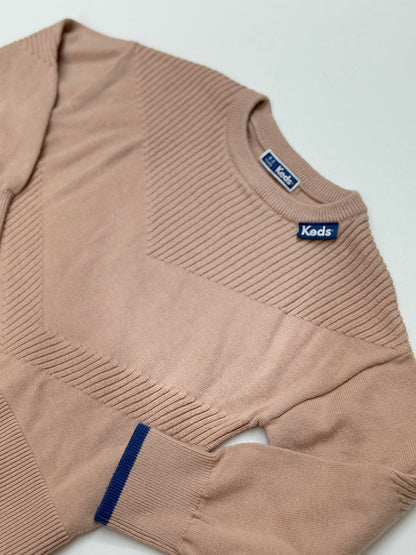 Keds Pink Ribbed Knit Sweater 4-5Y
