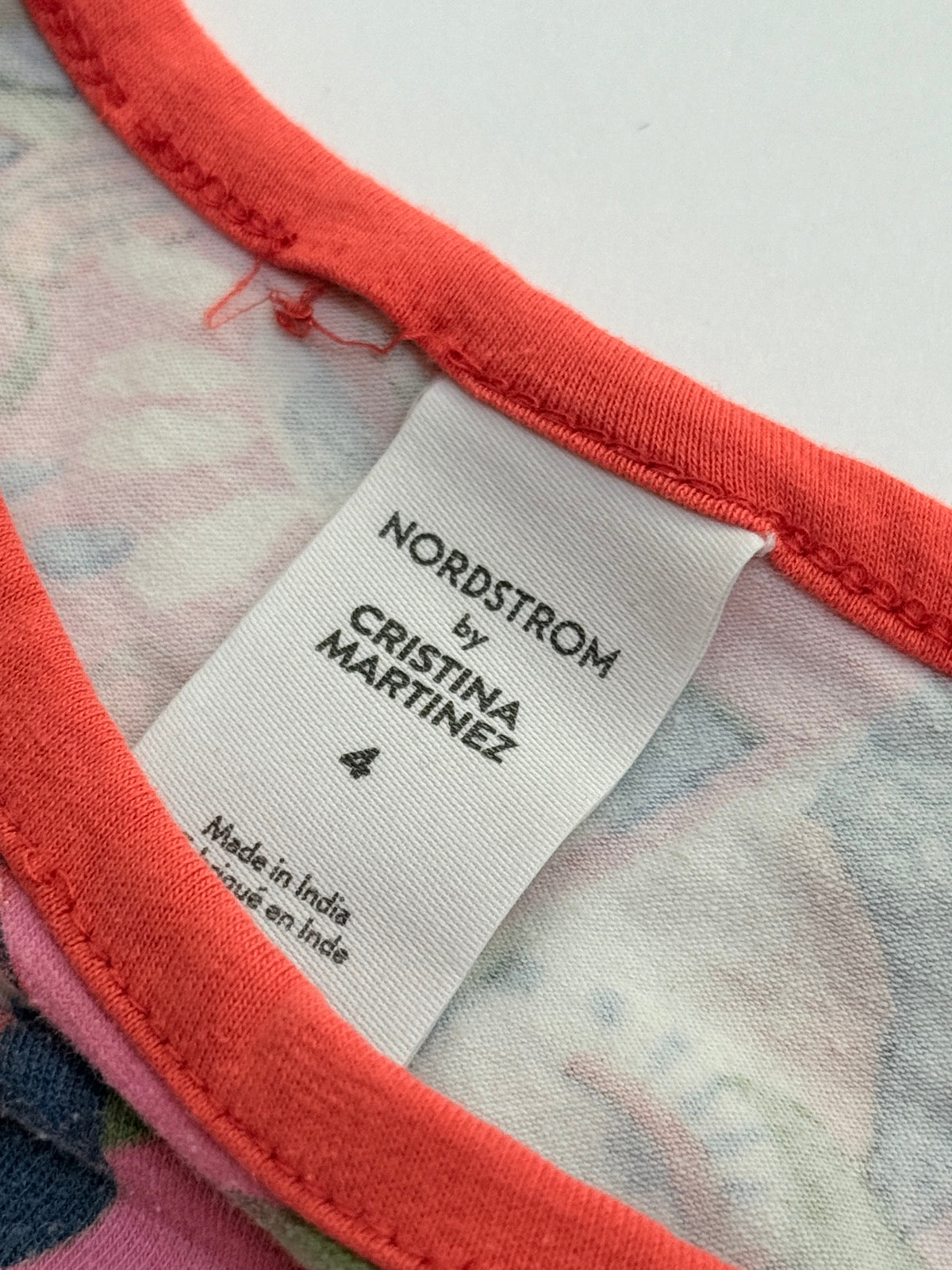 Nordstrom Cristina Martinez Floral Dress Size 4