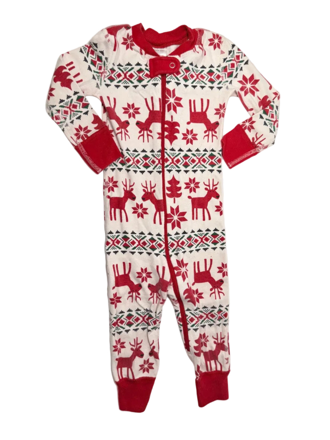 Hanna Andersson Christmas Reindeer Pajama 18-24m