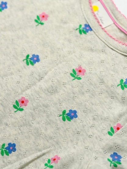 Mini Boden Floral T-Shirt 4-5Y