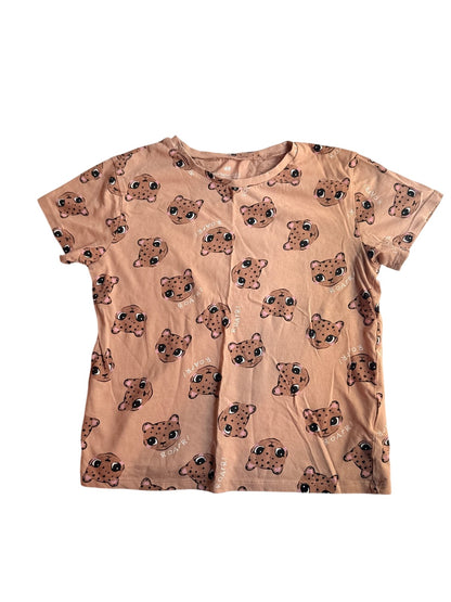 H&M Leopard Roarr Print T-Shirt Size 8-10Y