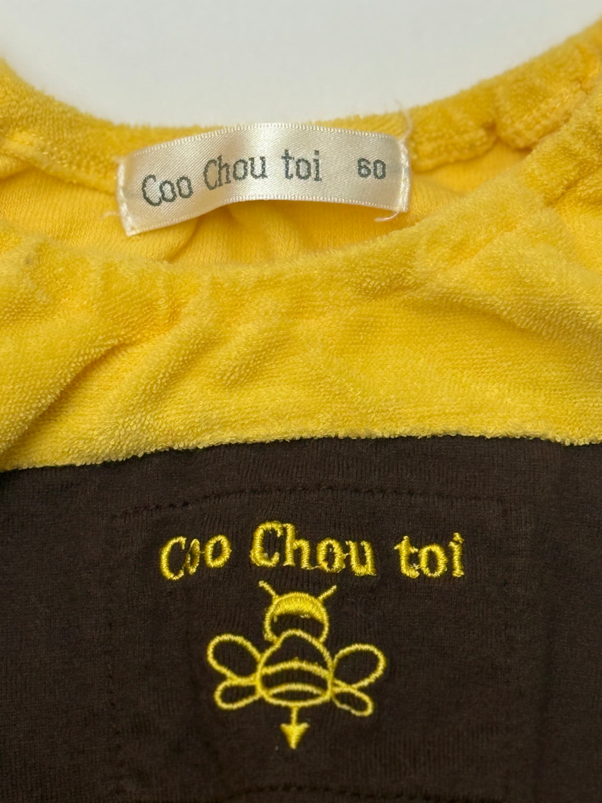 Coo Chou Toi Bee Costume Romper 3-6M
