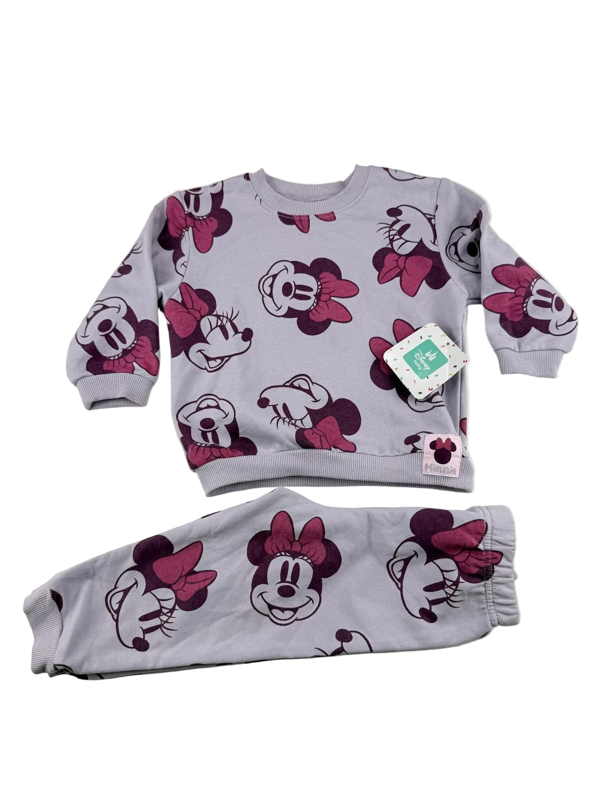 NWT - Disney Baby Minnie Mouse Sweatshirt Set 12-18M