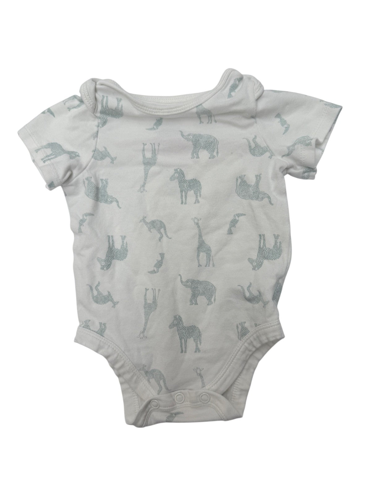 Max Studio Baby Animal Print Bodysuit 3-6M