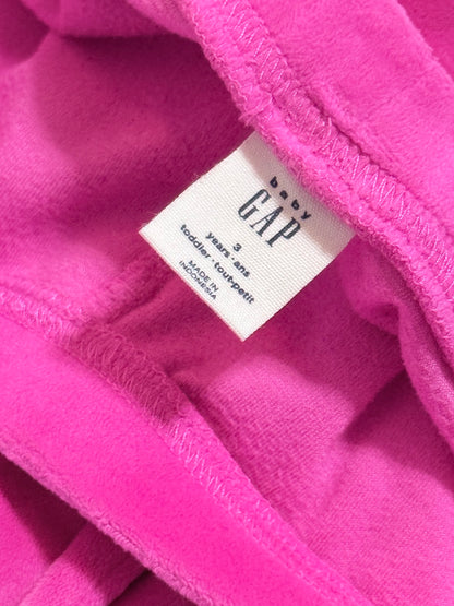 Baby Gap Pink Velour Leggings Size 3T