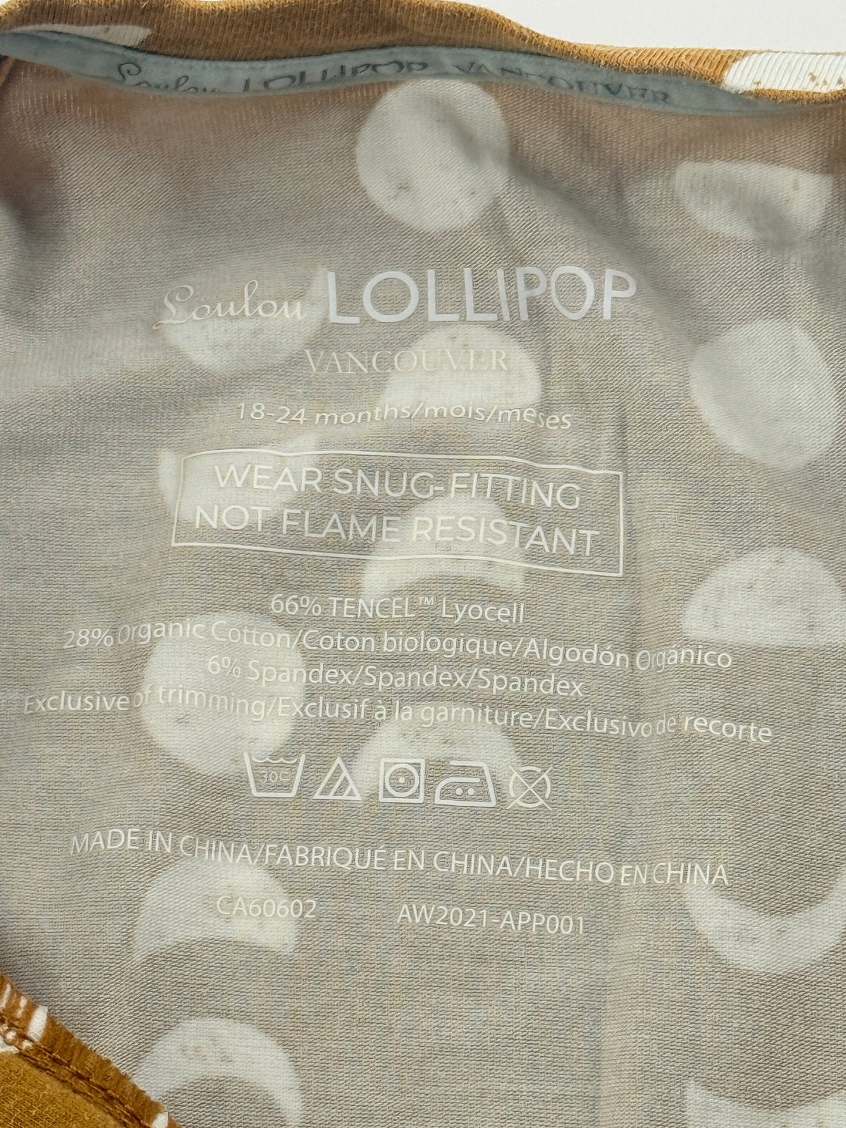 Loulou Lollipop Moon Phase Sleeper 18-24M