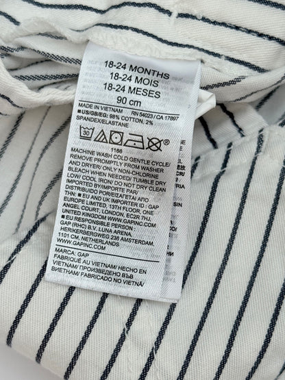 Baby Gap Striped Overalls 18-24M