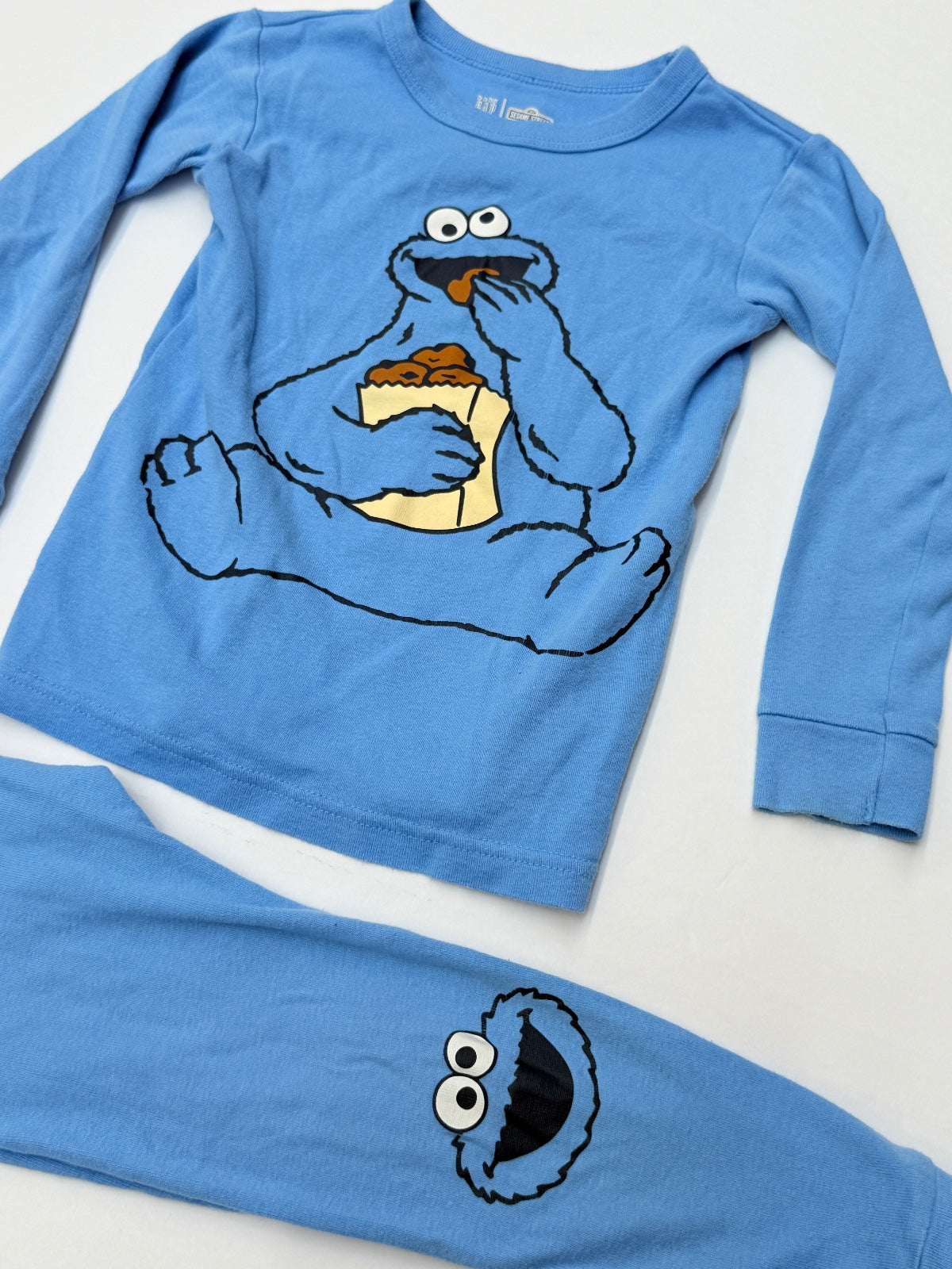 baby Gap Sesame Street Cookie Monster Pajamas 4T