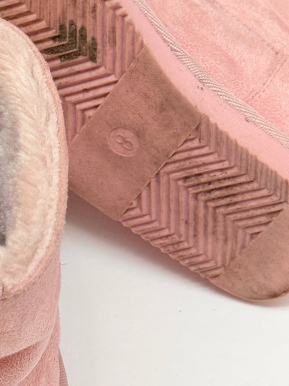 Joe Fresh Pink Faux Fur Lined Boots