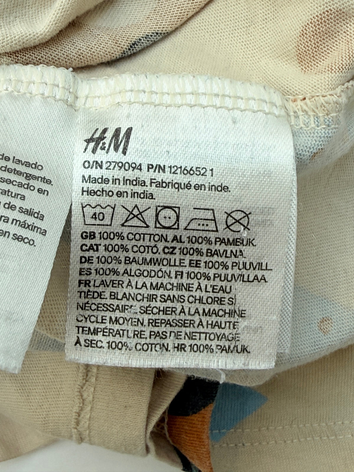H&M Snake Print T-Shirt Size 2-4
