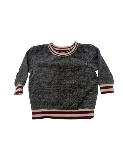 George Baby Grey Striped Sweater 3-6M