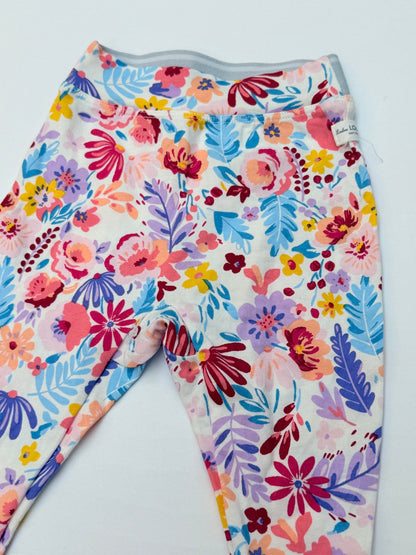 Loulou Lollipop Floral Leggings 0-3M