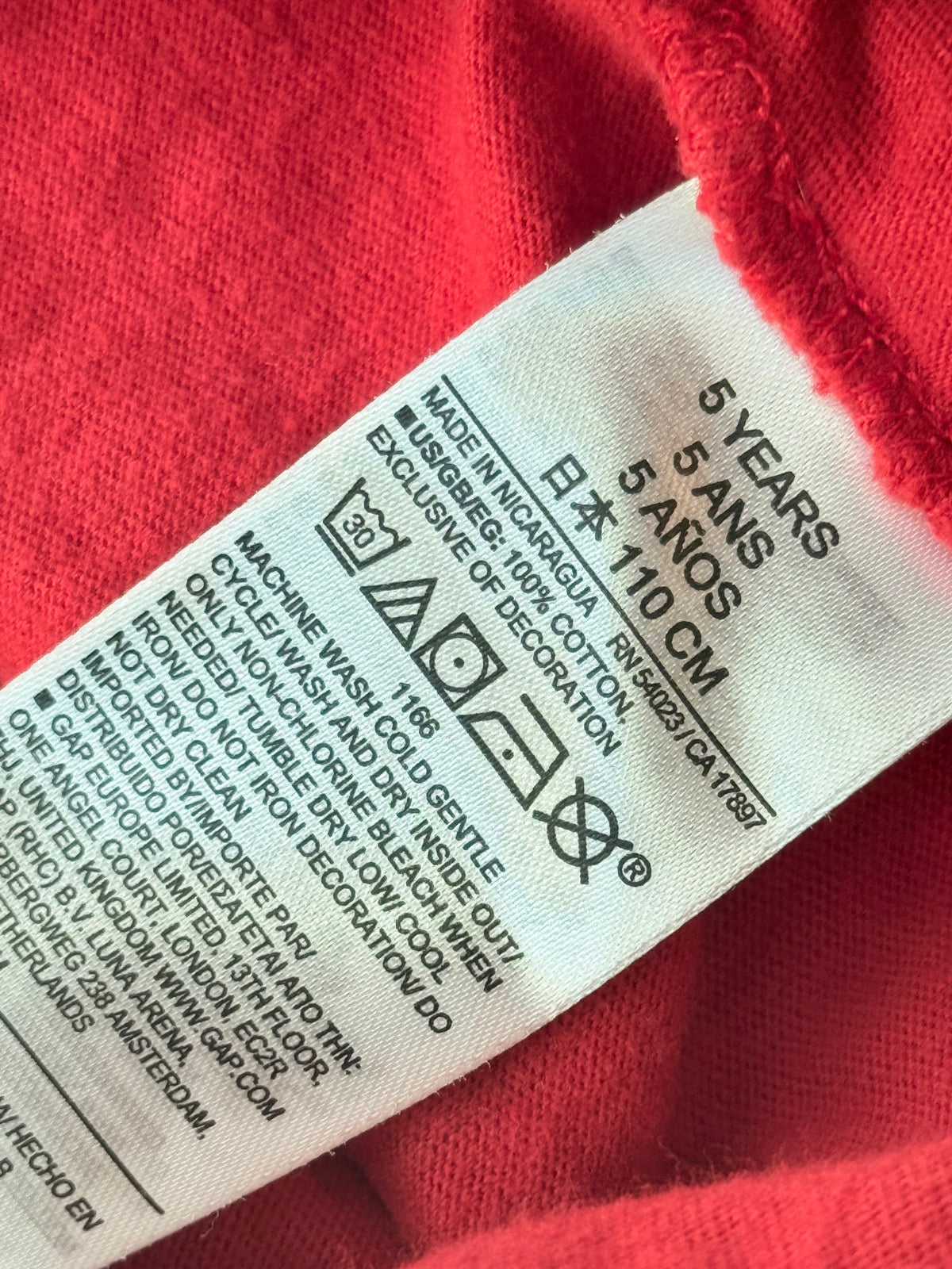 Baby Gap Heart Print Dress Size 5