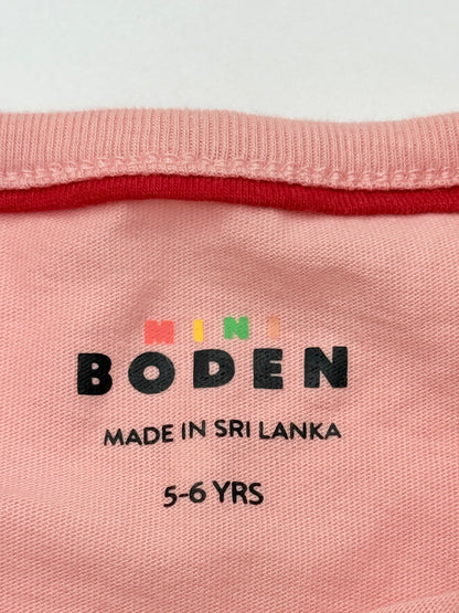 Mini Boden Postbox Robin Long Sleeve Top 5-6Y