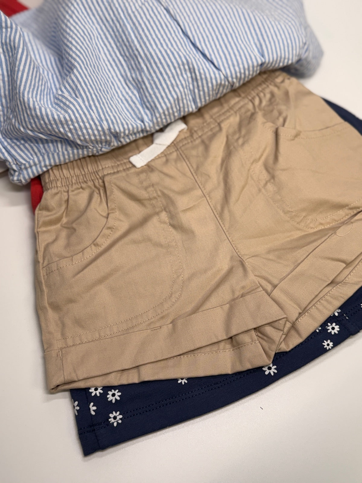 Pekkle 4-Piece Top Shorts Skirt Set 2T