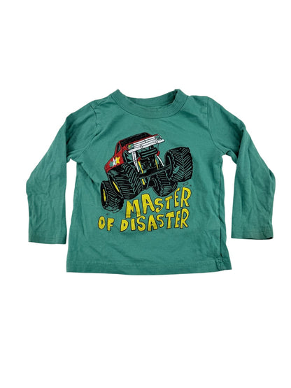 Joe Fresh Monster Truck Long Sleeve T-Shirt Size 2