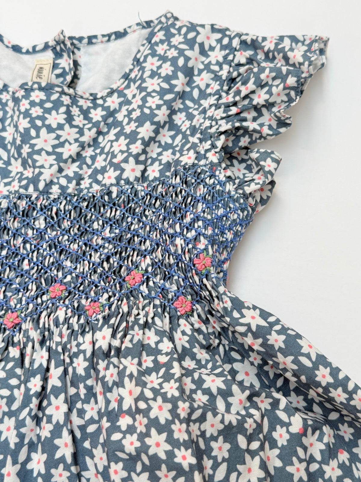Minnie Minors Smocked Floral Dress 7/8