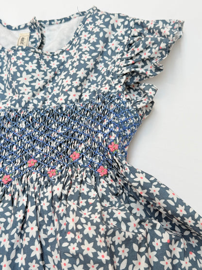 Minnie Minors Smocked Floral Dress 7/8