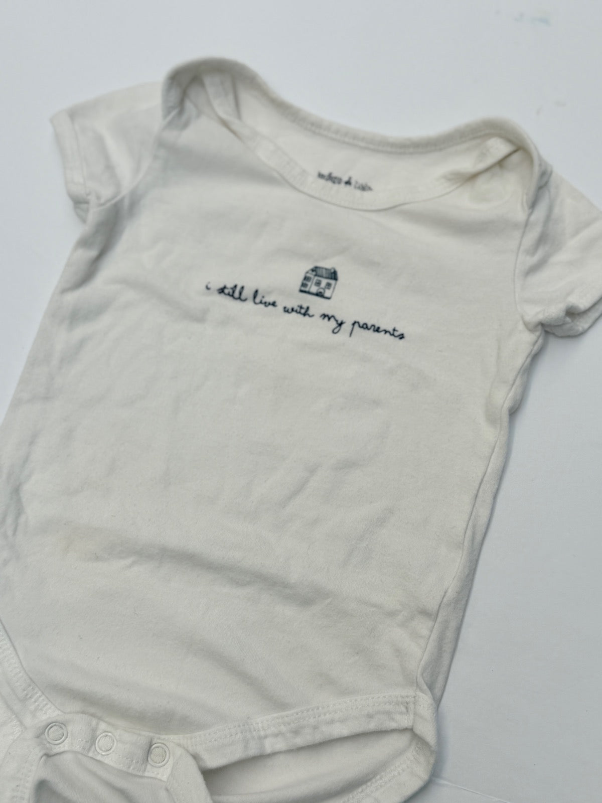 Indigo Baby "Still Live With Parents" Bodysuit 6-12M