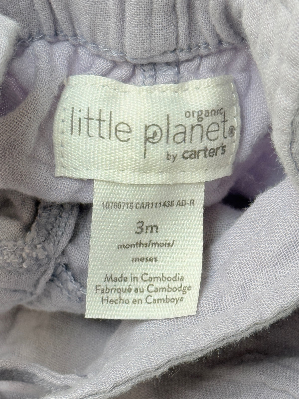 Little Planet by Carter's Organic Overalls 3M