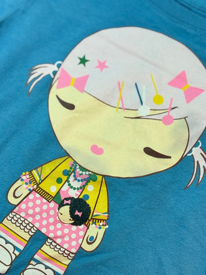 Harajuku Lovers Blue Graphic Tee Size 4