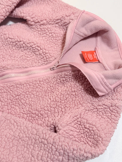 Joe Fresh Active Pink Sherpa Fleece Jacket 3T