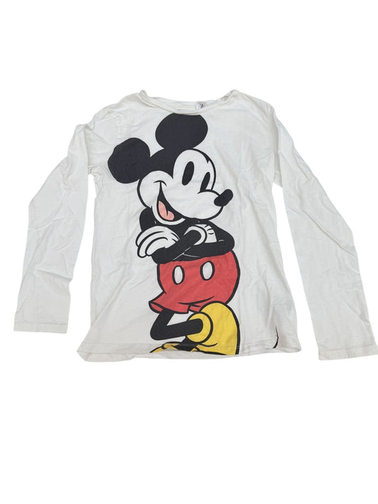 H&M Disney Mickey Mouse Long Sleeve Tee 8-10