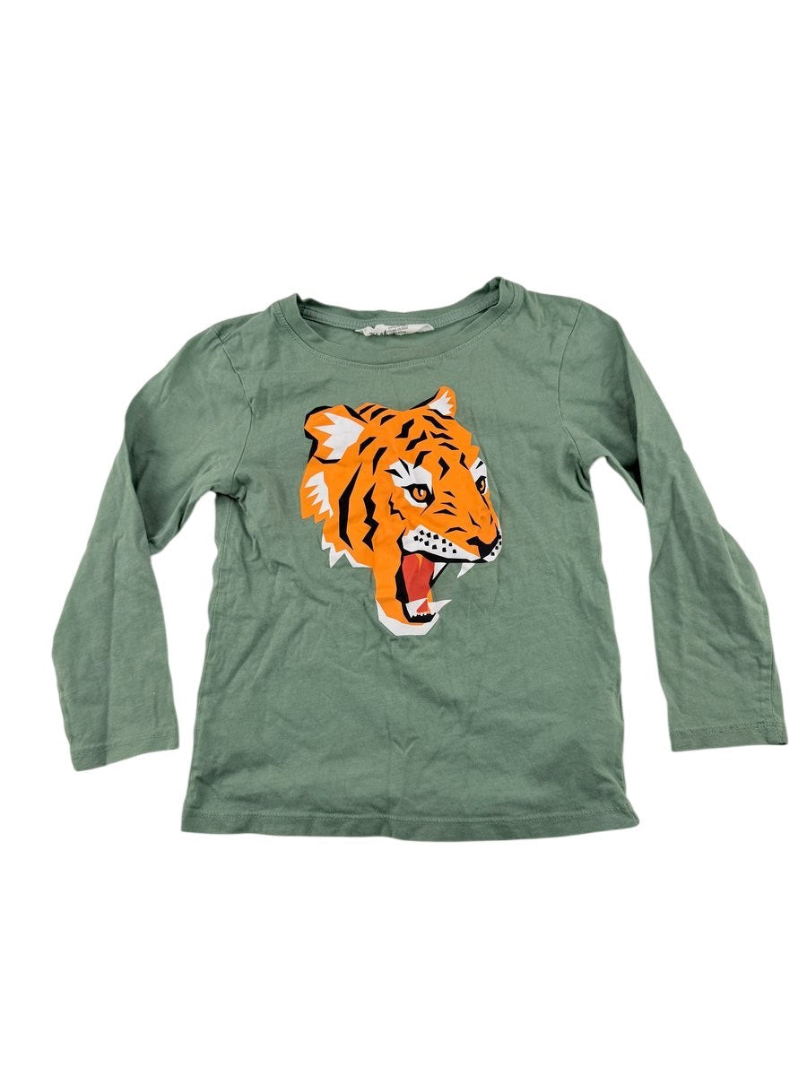 H&M Tiger Long Sleeve T-Shirt Size 5T/6