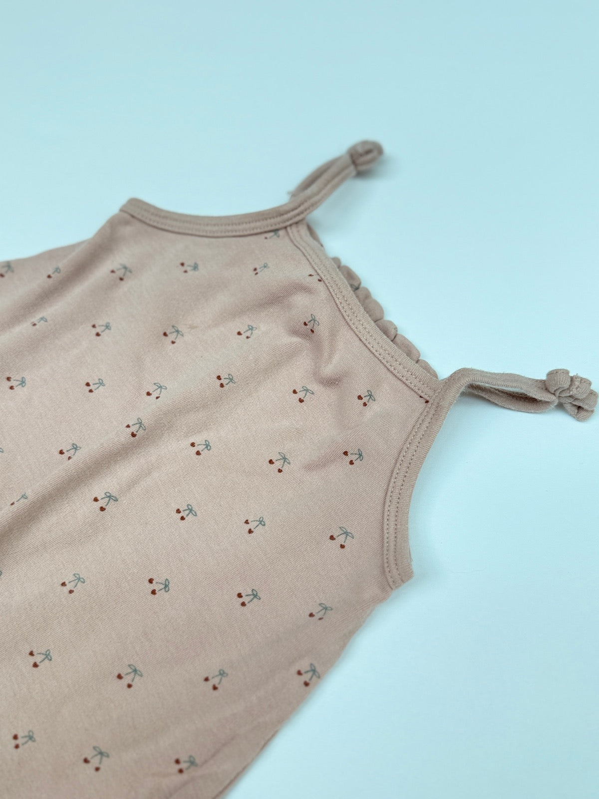 Quincy Mae Cherry Print Romper 3-6M