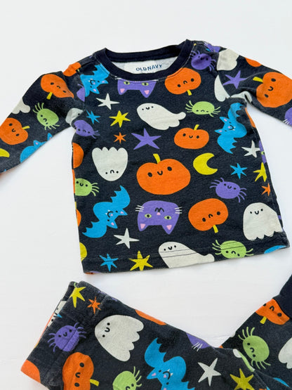 Old Navy Halloween Print Pajama Set 6-12M
