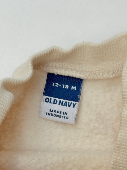 Old Navy Pumpkin Bubble Romper 12-18M