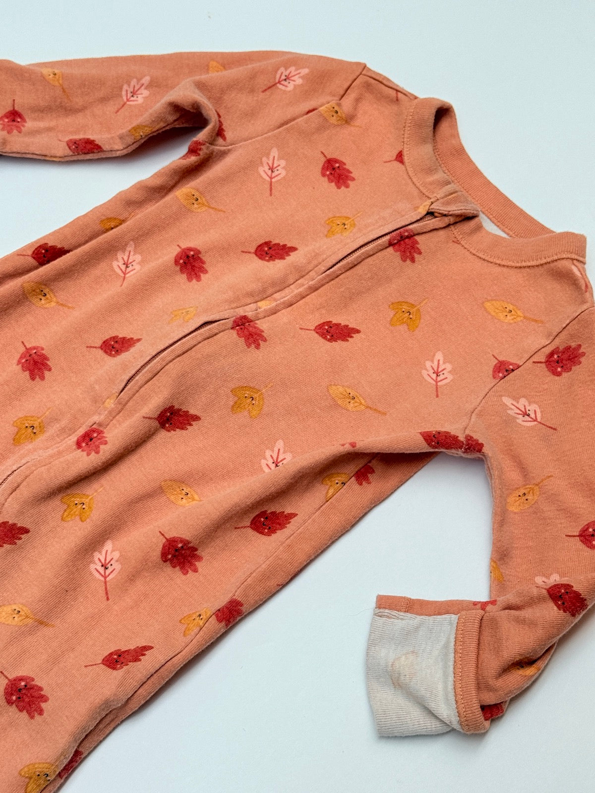 Old Navy Fall Leaves Footed Sleeper 6-9M