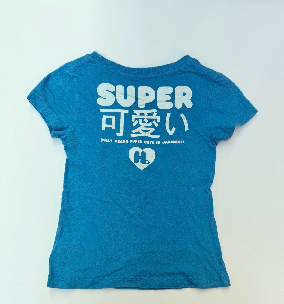 Harajuku Lovers Blue Graphic Tee Size 4