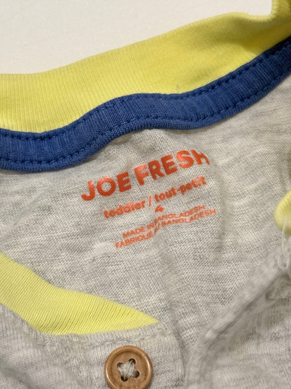 Joe Fresh Colorblock Henley T-Shirt Size 4T