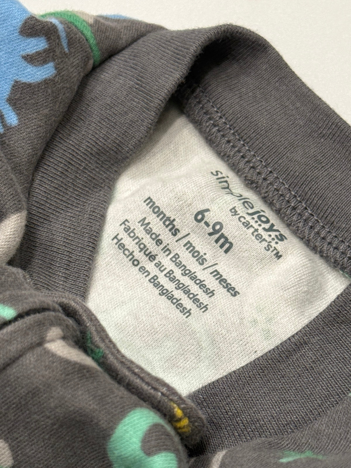 Simple Joys by Carter's Dinosaur Sleeper 6-9M