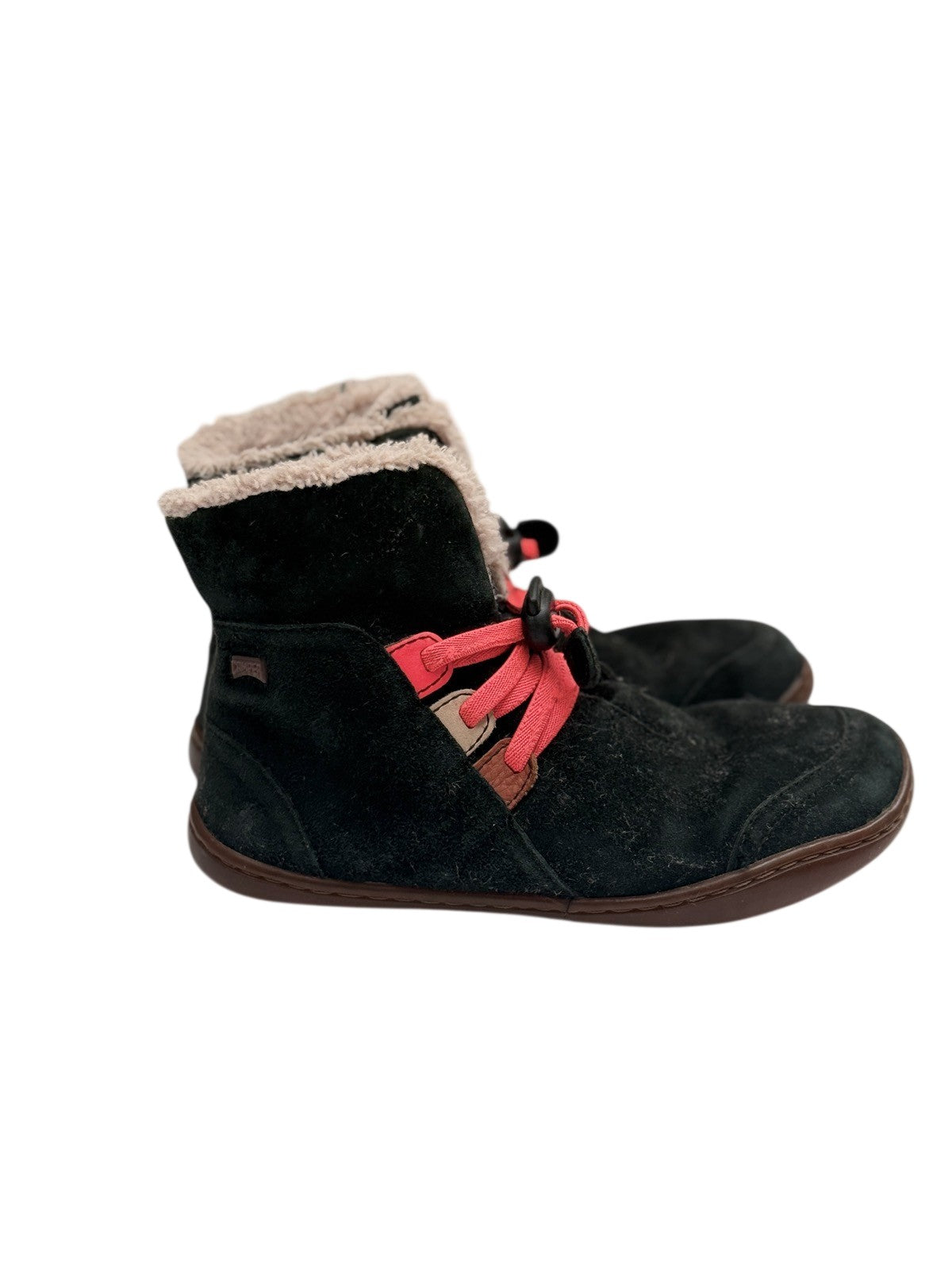 Camper Peu Cami Suede Ankle Boots Size 32 US1