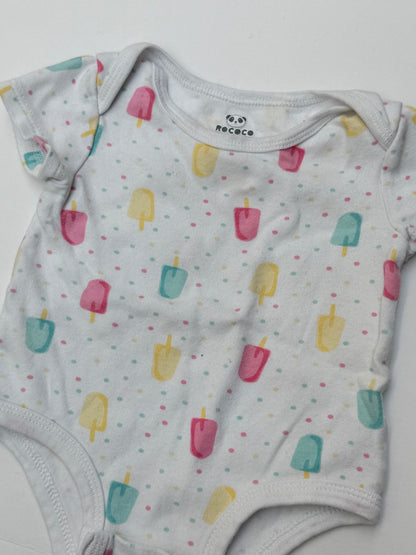 Rococo Popsicle Print Bodysuit 9M
